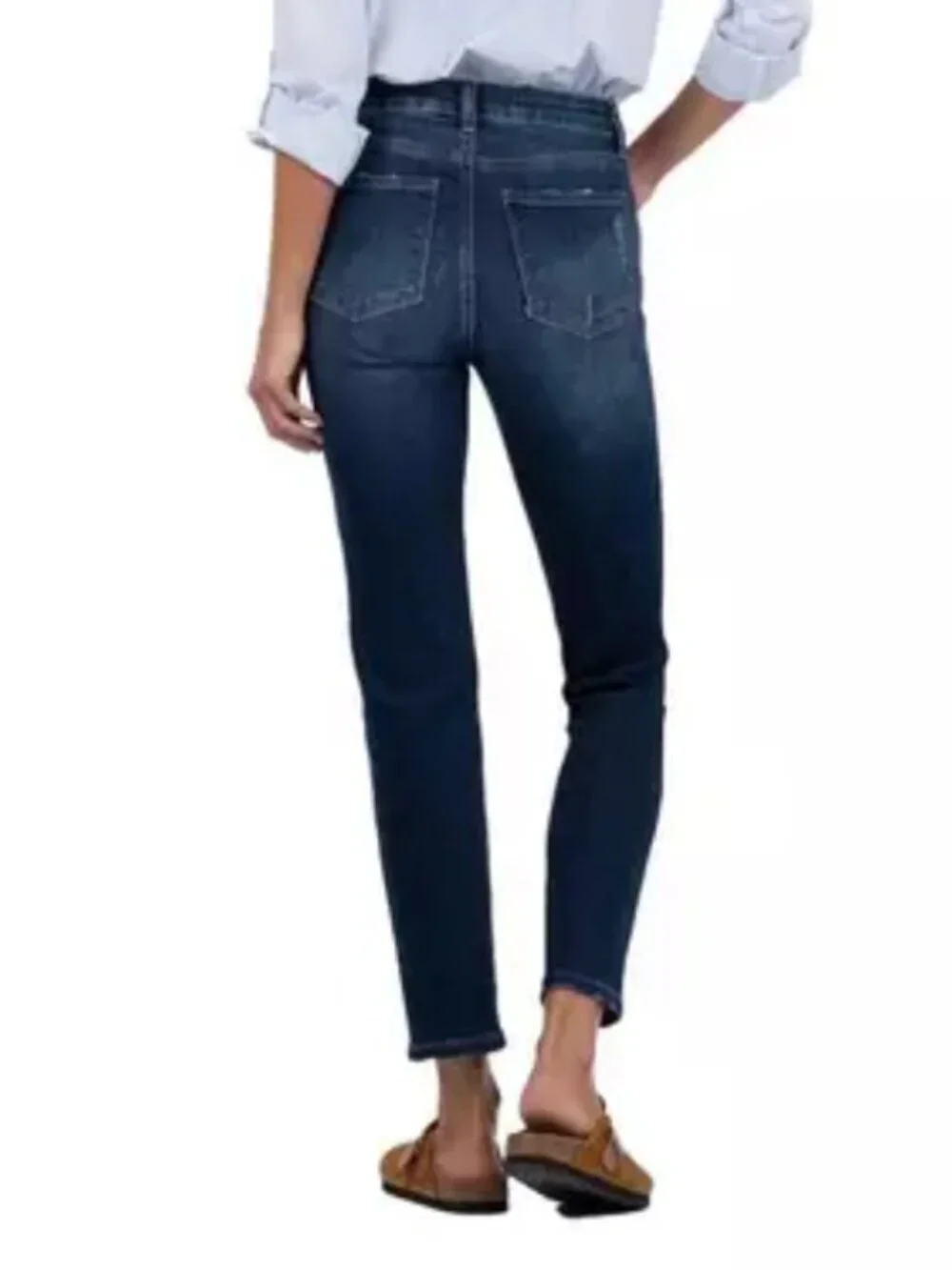 Kut from the Kloth Ankle Straight Leg Jeans - Picture 3 of 16